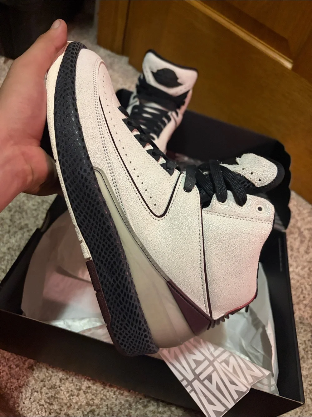 A MA MANIÈRE x Air Jordan Box - White with Black Logo